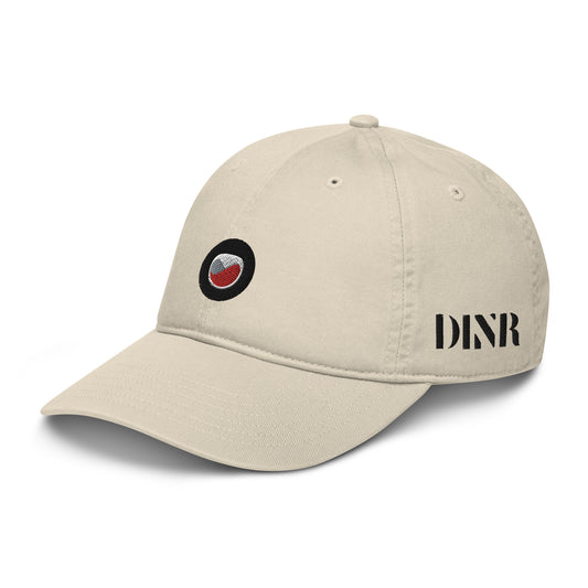 DINR Organic Dad Hat Side Stitch