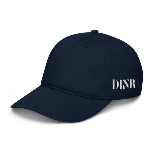 DINR Organic Dad Hat with White Side Logo
