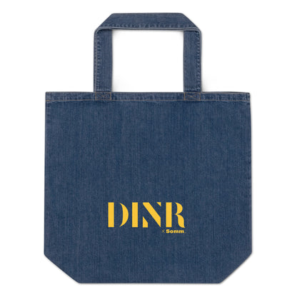 DINR Organic Denim & Gold Tote