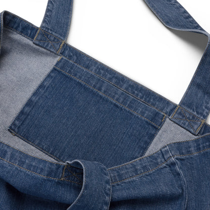 DINR Organic Denim & Gold Tote